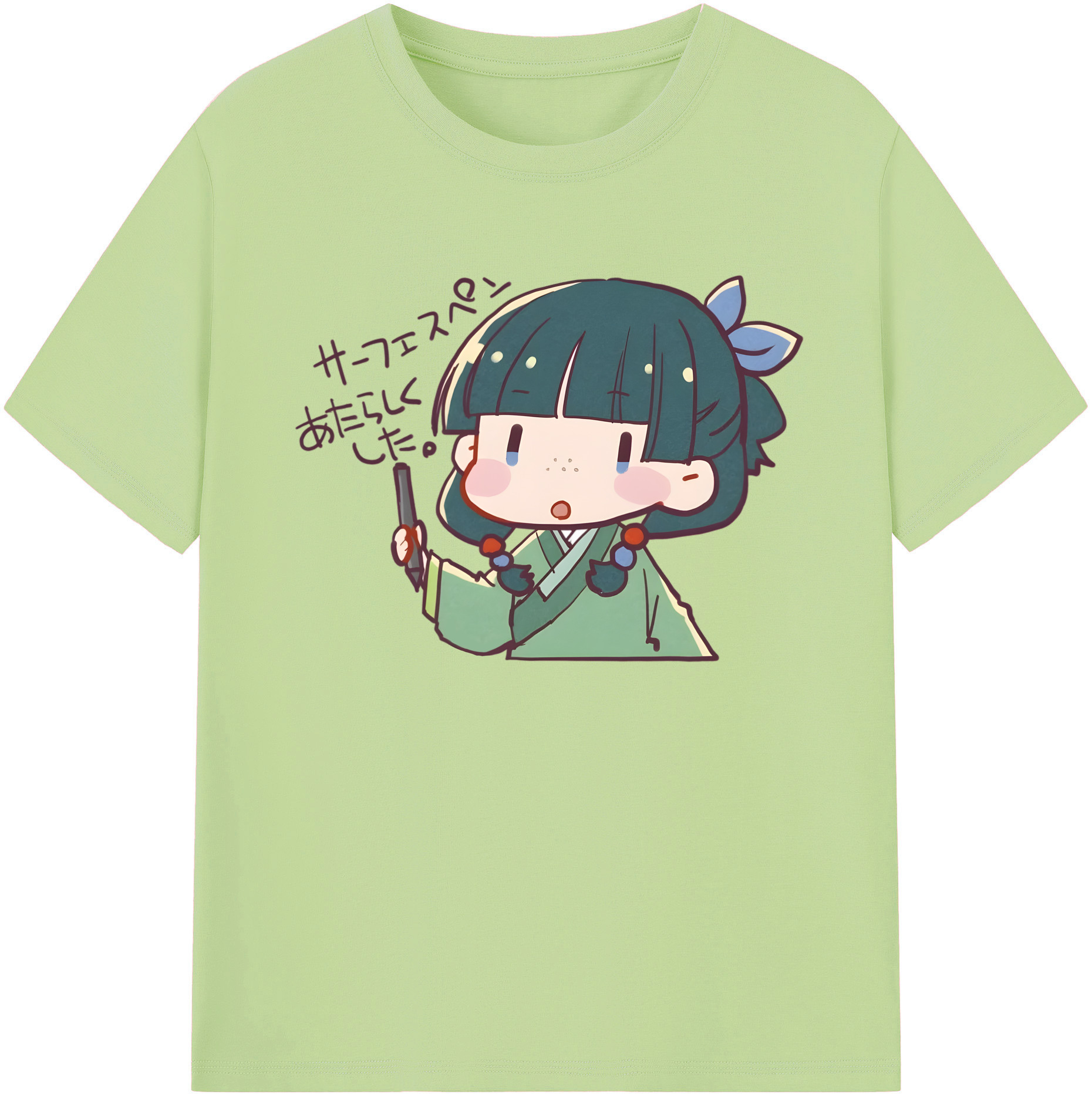 （画像用） 薬屋のひとりごと The Apothecary Diaries 綿100％半袖Tシャツ（フロントプリント）